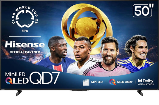 Hisense 50" Class QD7 Series Mini-LED QLED 4K UHD Smart Fire TV 50QD7QF