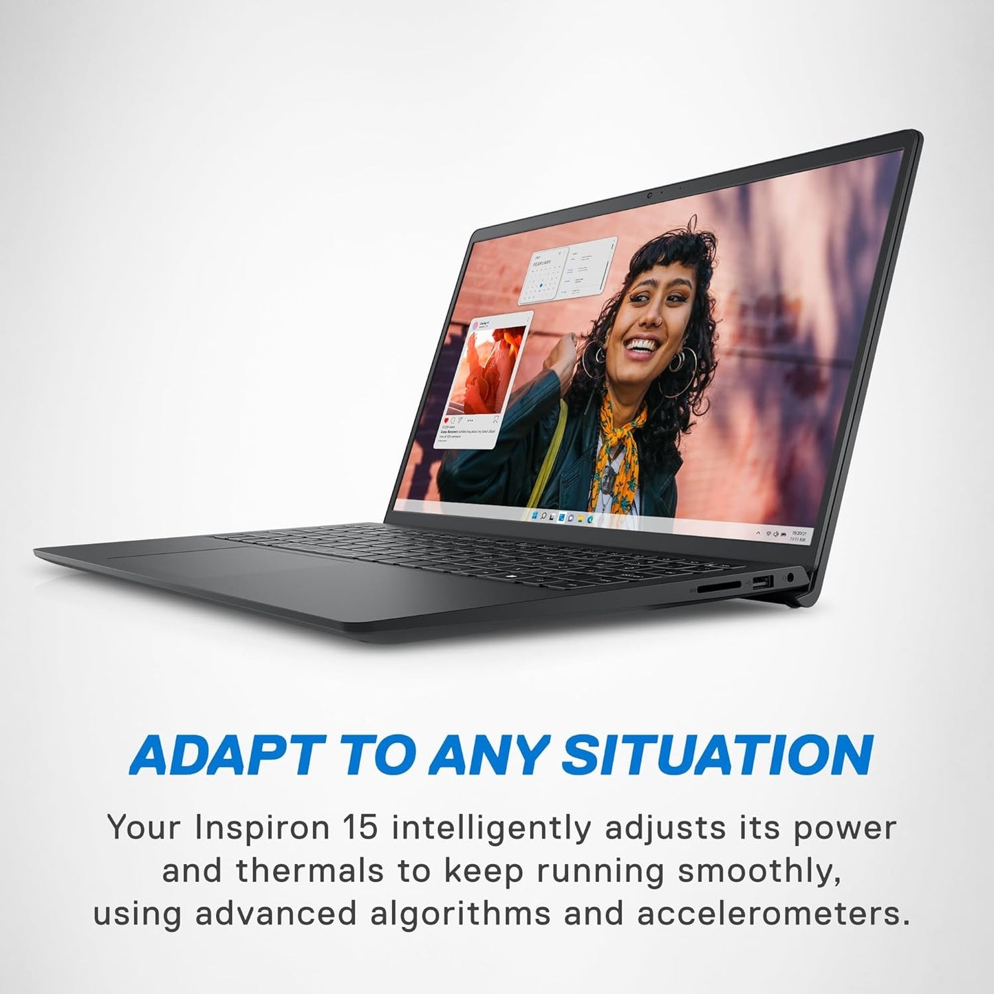 Dell Inspiron 3530 Laptop, 15.6" FHD Touch Display, Intel Core i5-1335U, 16GB/ 512GB SSD, Win 11 Home i3530-5067BLK Black