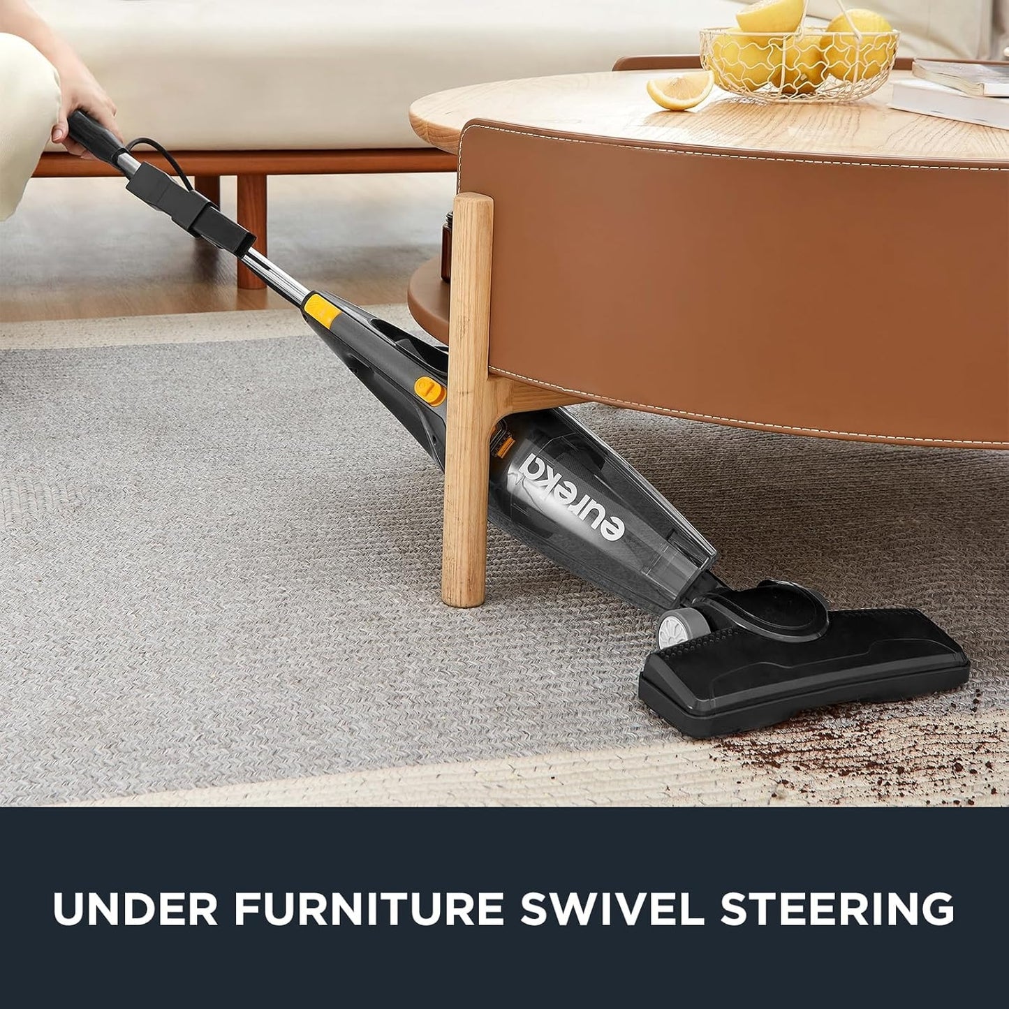Eureka NES210 Blaze 3-in-1 Swivel Lightweight Stick Vacuum Cleaner Dark Black
