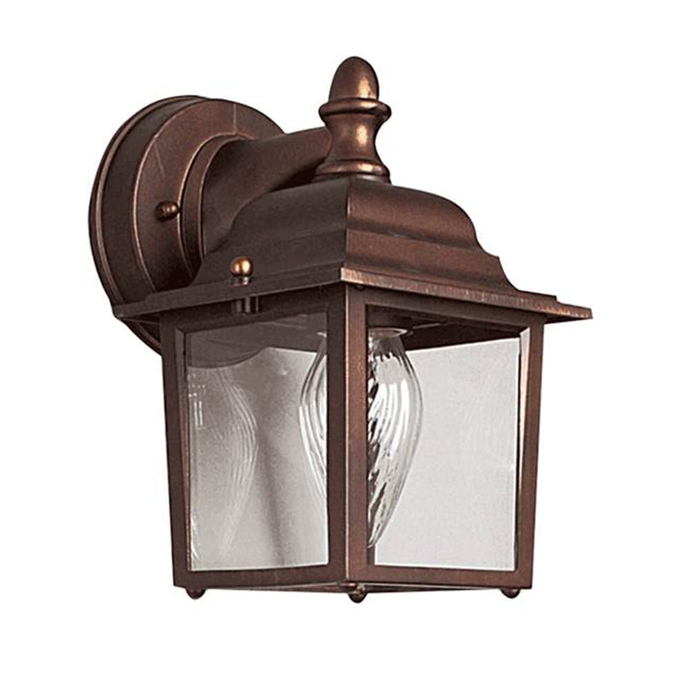 Sunset Lighting 1-Light Outdoor Wall Lantern Rubbed Bronze F7850-62
