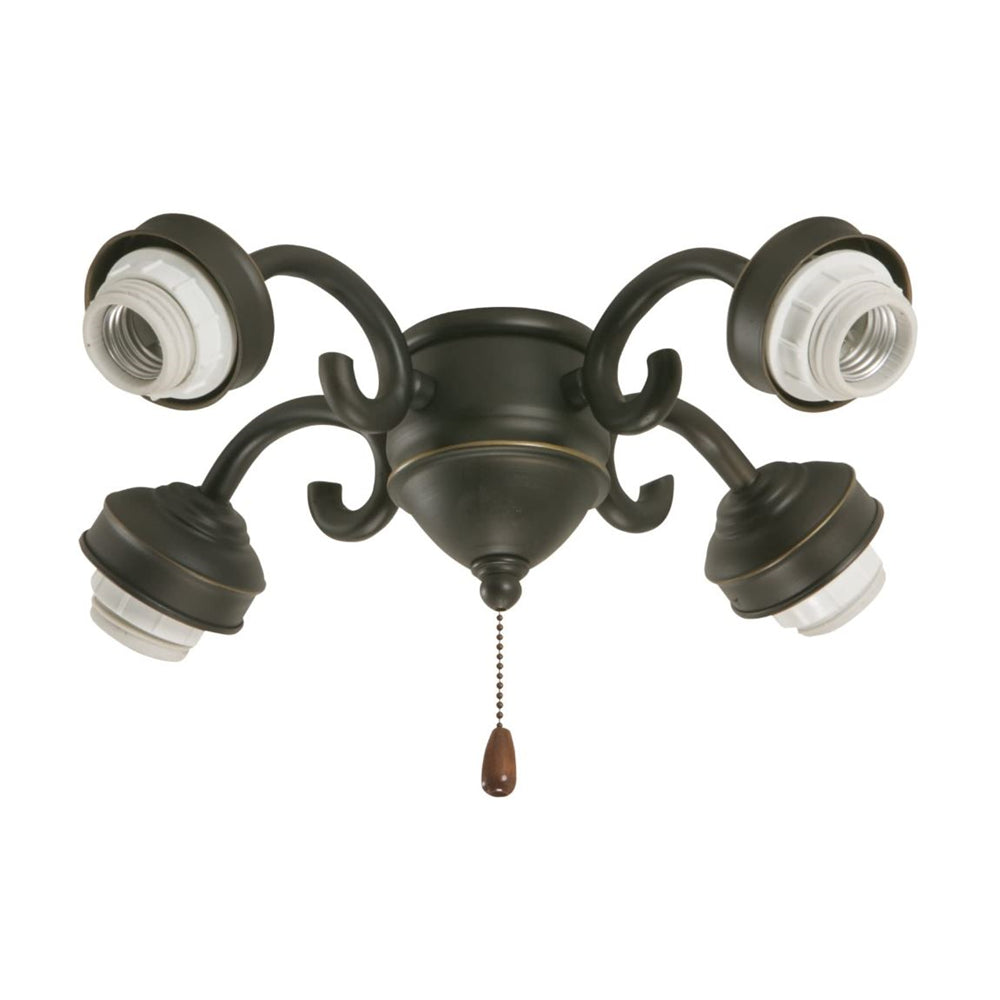 Emerson Kathy Ireland 4-Light Transitional Fitter f/ Ceiling Fan Venetian Bronze F490VNB