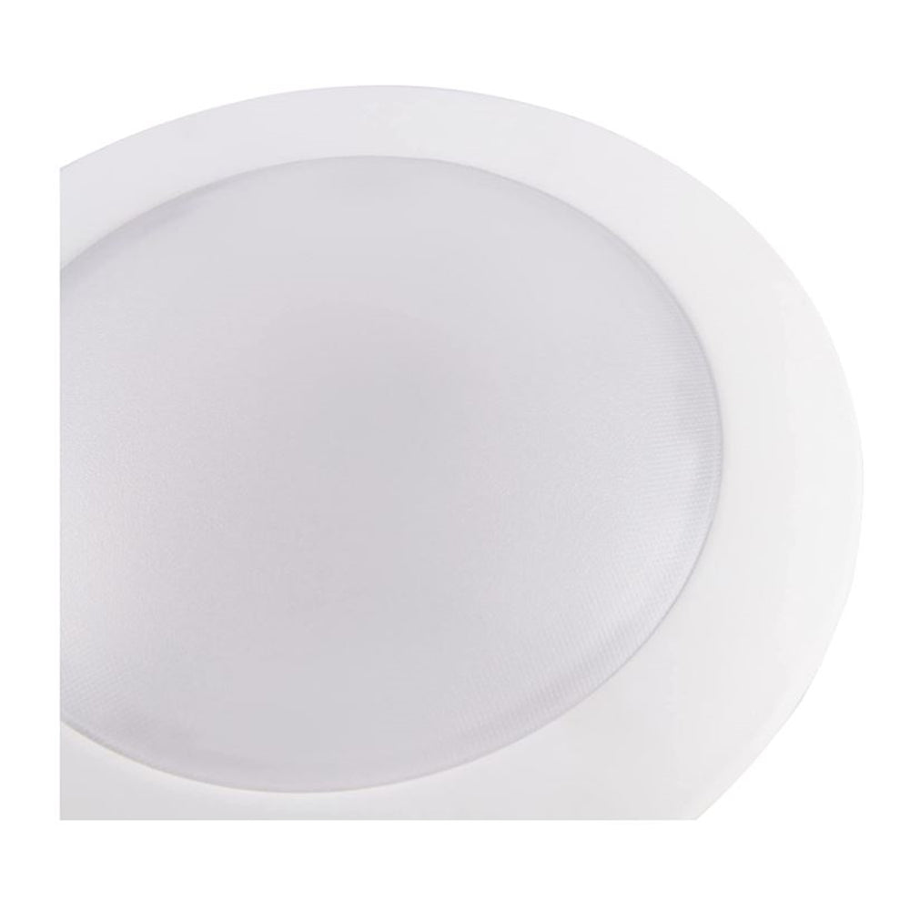 Sunset Lighting F8626-30-4K LED Disk Light, Aluminum Plastic Dimmable White Finish
