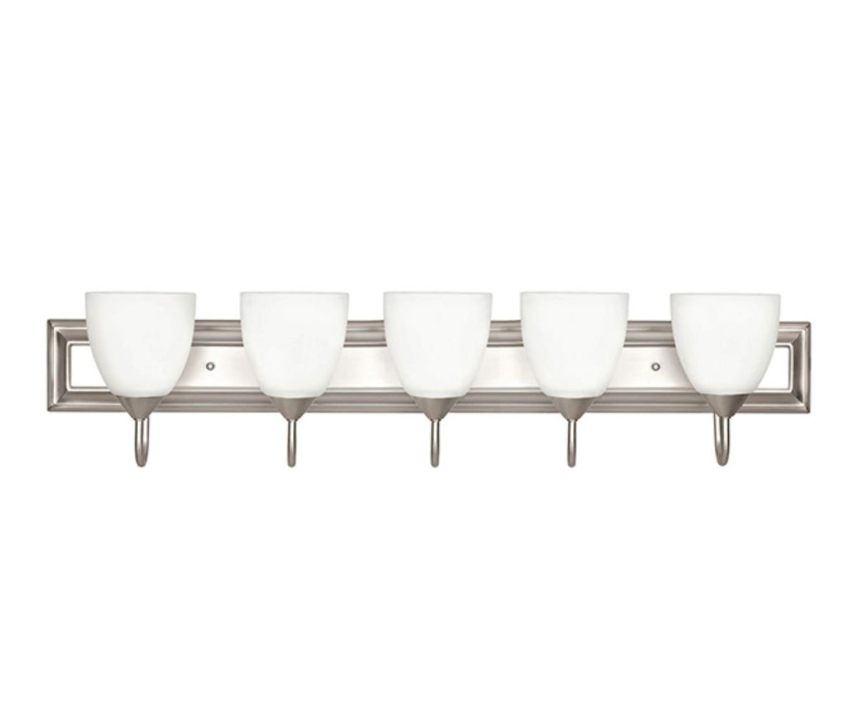 Sunset F3625-53 Sconce 5-Lights, Satin Nickel - 100W