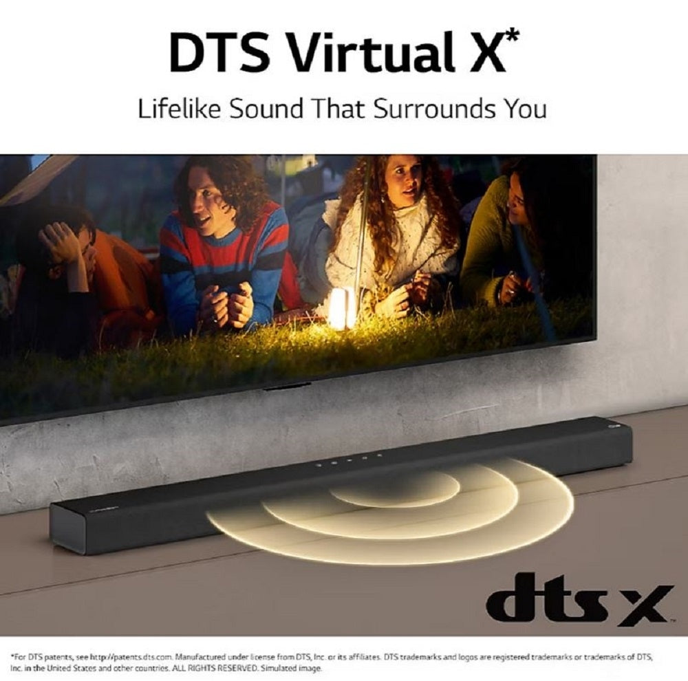 LG SPD7R 7.1 Channel High Res Audio Sound Bar with Rear Speaker Kit