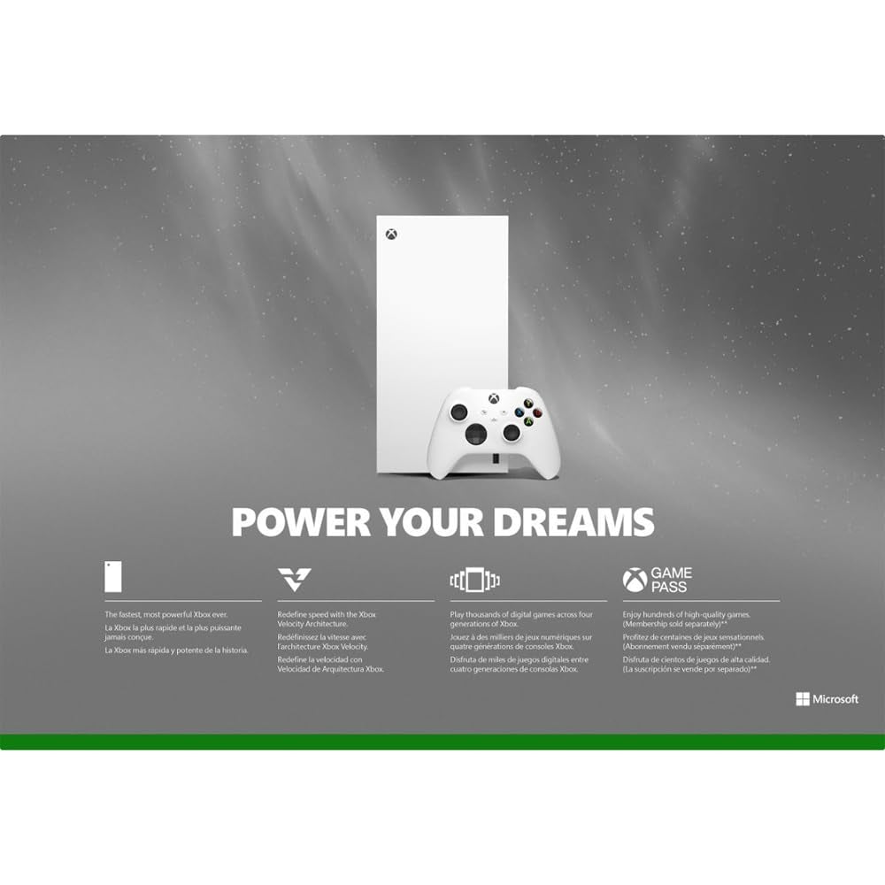 Microsoft Xbox Series X 1TB All-Digital Console (Disc-Free Gaming) - Robot White EP2-00692
