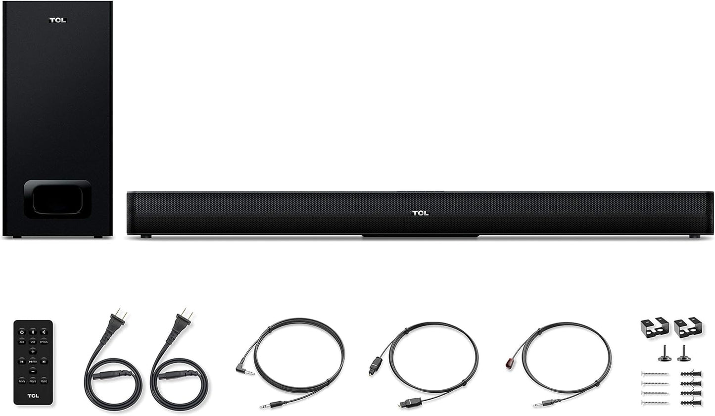TCL Alto 5+ 2.1-Ch Soundbar System 5" Wireless Subwoofer TS5010