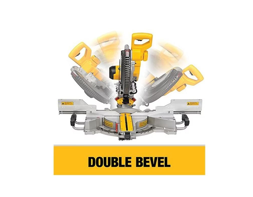 DEWALT 12-in 15-Amp Dual Bevel Sliding Compound Corded Miter Saw DWS780