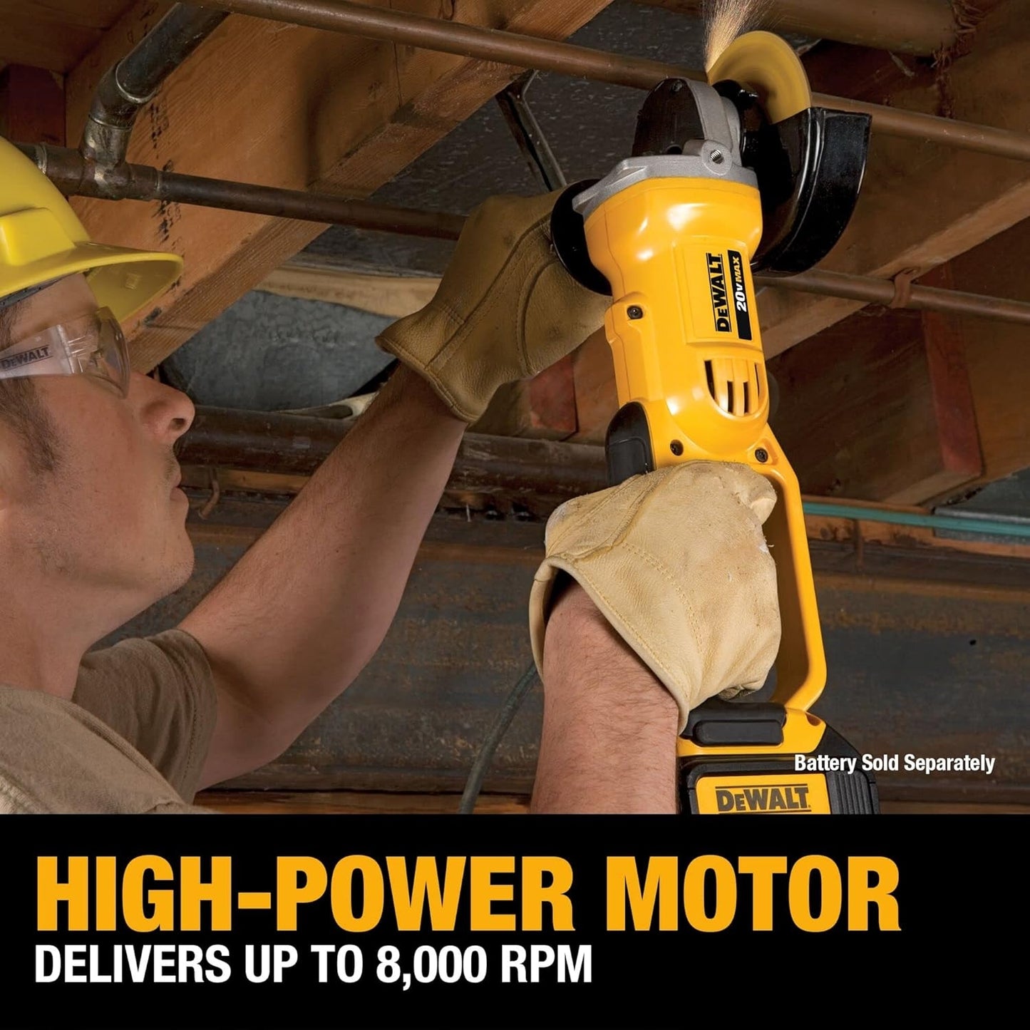 DEWALT 20V MAX Lithium Ion 4.5/5in Cut-Off Tool Bare Tool DCG412B