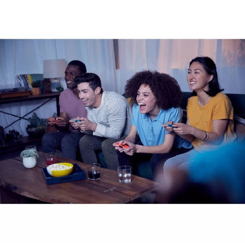 Nintendo Switch with Neon Blue and Neon Red Joy-Con, 6.2” LCD screen, Detachable Joy-Con controllers - 110478