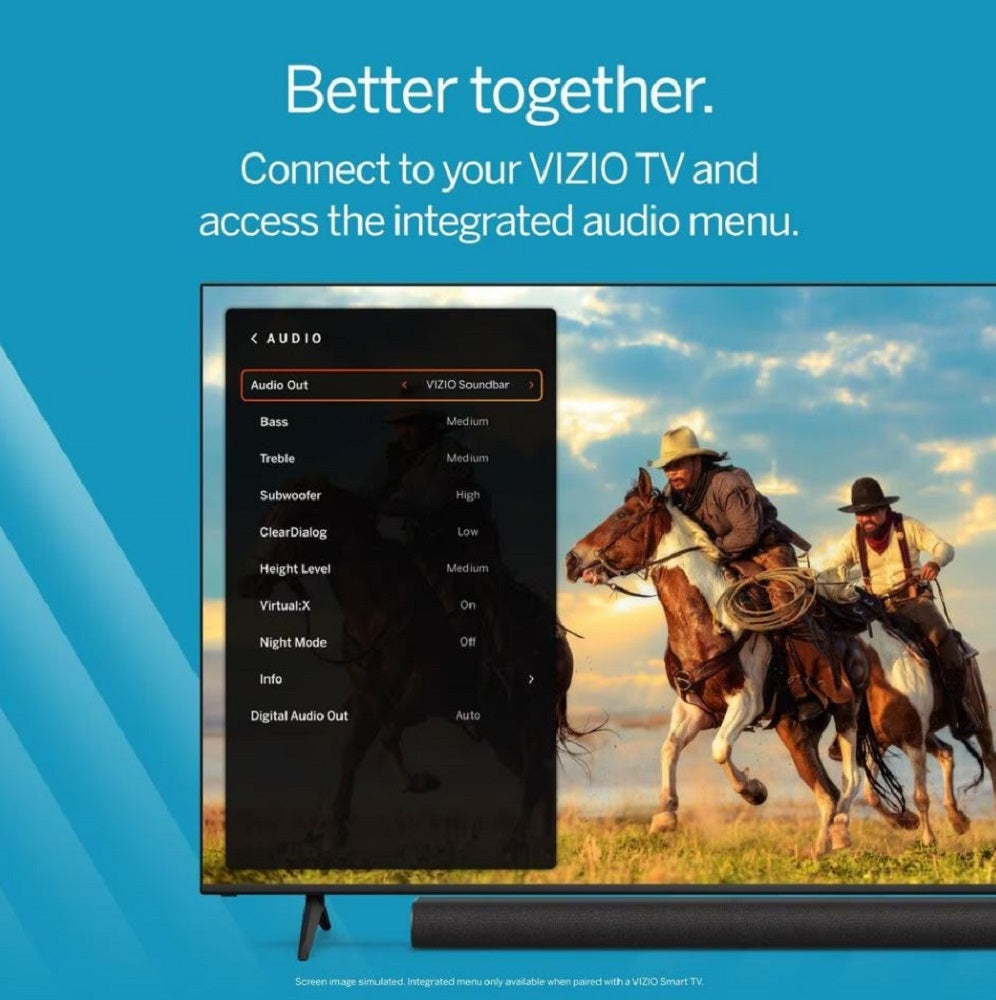 VIZIO All-in-One 2.1 ch Soundbar with Dolby Atmos in Black - SV210D-0806