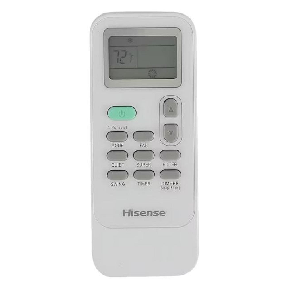 Hisense 10,000-BTU DOE Inverter 115V 550-sq ft Grey Wi-Fi Portable Air Conditioner