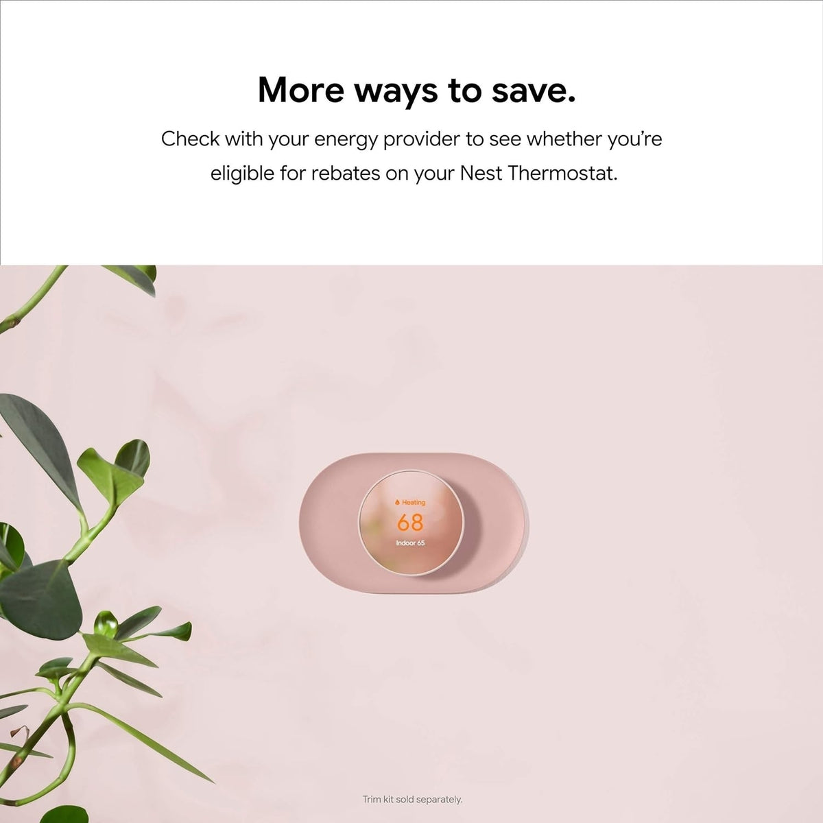 Google Nest Smart Programmable Wi-fi Thermostat Charcoal GA02081-CA