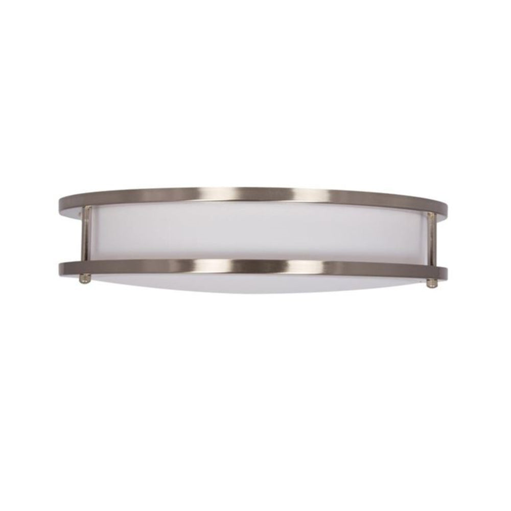 Luminance Flush Mount Bright Satin Nickel Ceiling Spotlight- F9913-80-1-3K