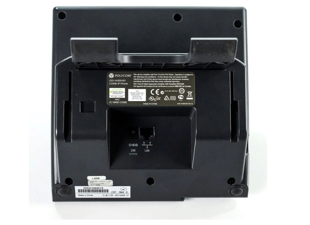 Polycom CX500 Desktop IP Phone For Microsoft Lync 2200-44300-025