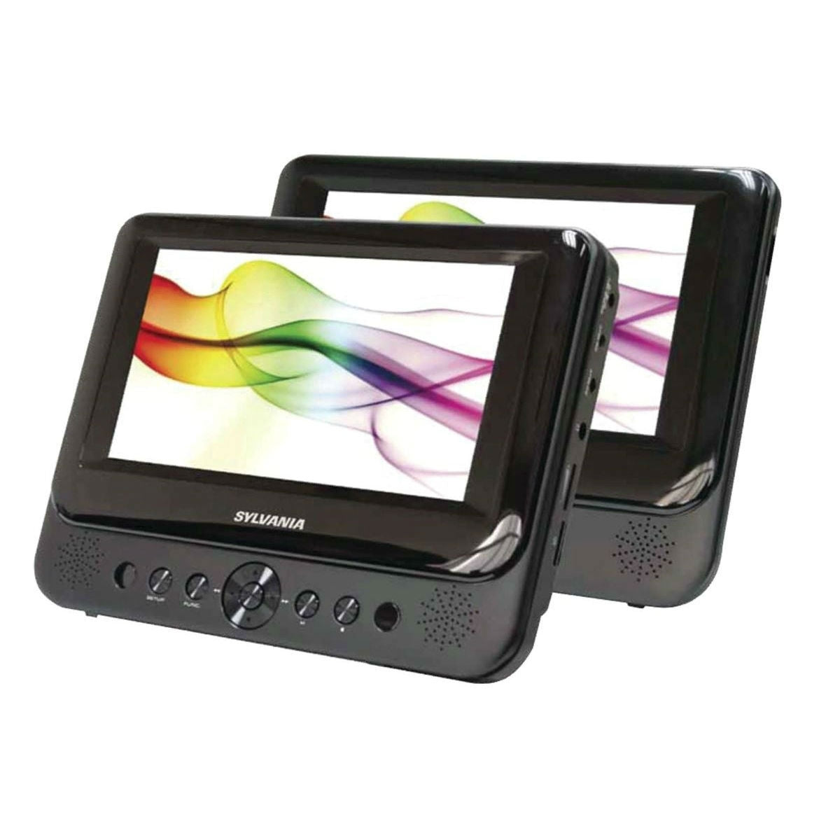 Sylvania SDVD8739B 7" Dual-Screen Portable DVD Player