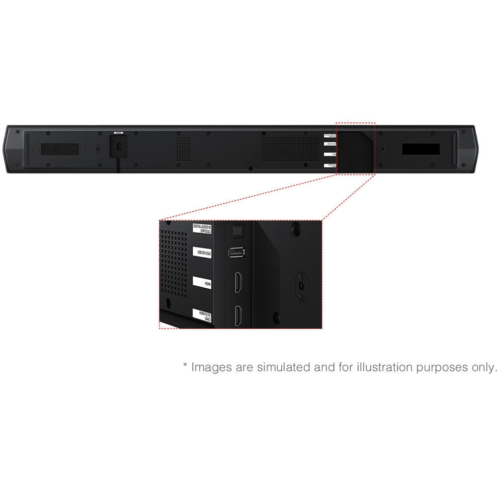 SAMSUNG B-series 5.1 Ch DTS Virtual:X Soundbar with Subwoofer - Black HW-B750F/ZA