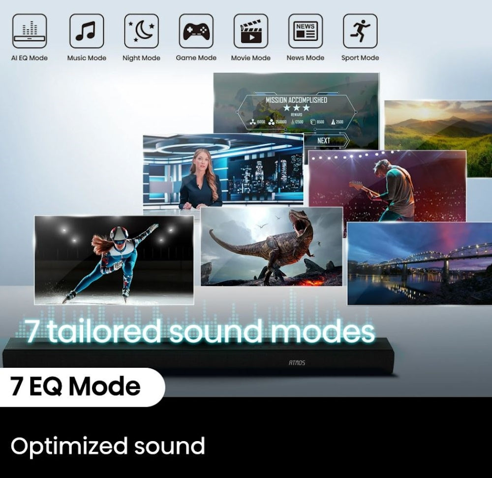 Hisense 3.1 Channel 380W Soundbar w/ Wireless Subwoofer & Dolby Atmos R632