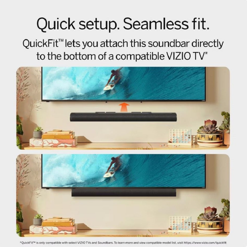 VIZIO All-in-One 2.1 ch Soundbar with Dolby Atmos in Black - SV210D-0806