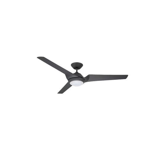 kathy ireland HOME by Luminance Sweep Eco 60-in Graphite Indoor Ceiling Fan with Light Kit and Remote 3-Blade CF279GRT