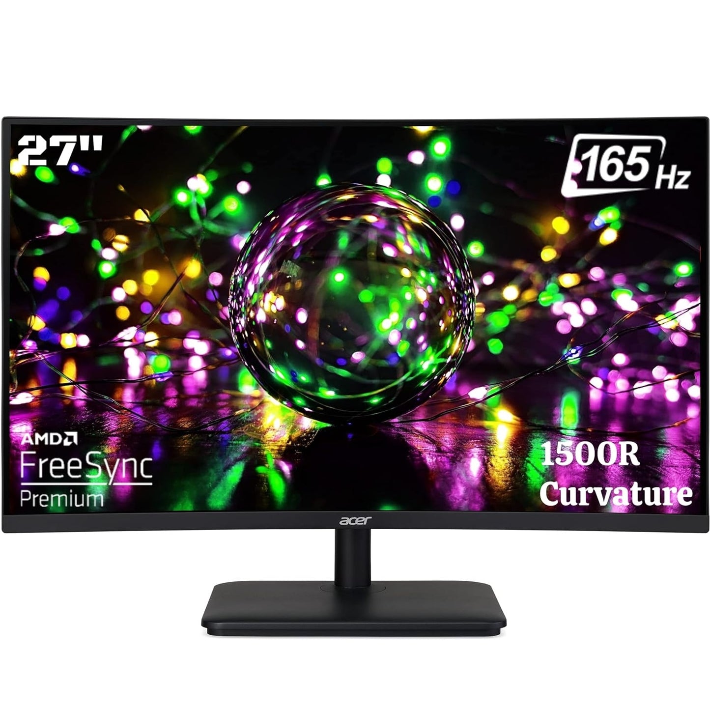 Acer Nitro ED270R 27" VA LED Curved FHD 180Hz 1ms AMD FreeSync Premium - Black