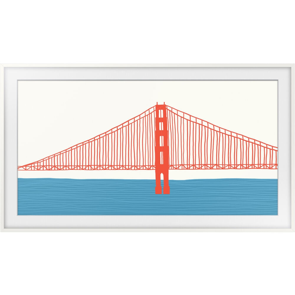 Samsung Customizable Bezel for the 2021 43" The Frame TV Modern White VG-SCFA43WTBZA