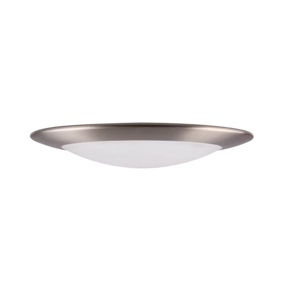 Sunset Lighting Satin Nickel 7-1/2" 1200Lm Soft White Round Dimmable Canless Recessed Downlight F8626-53