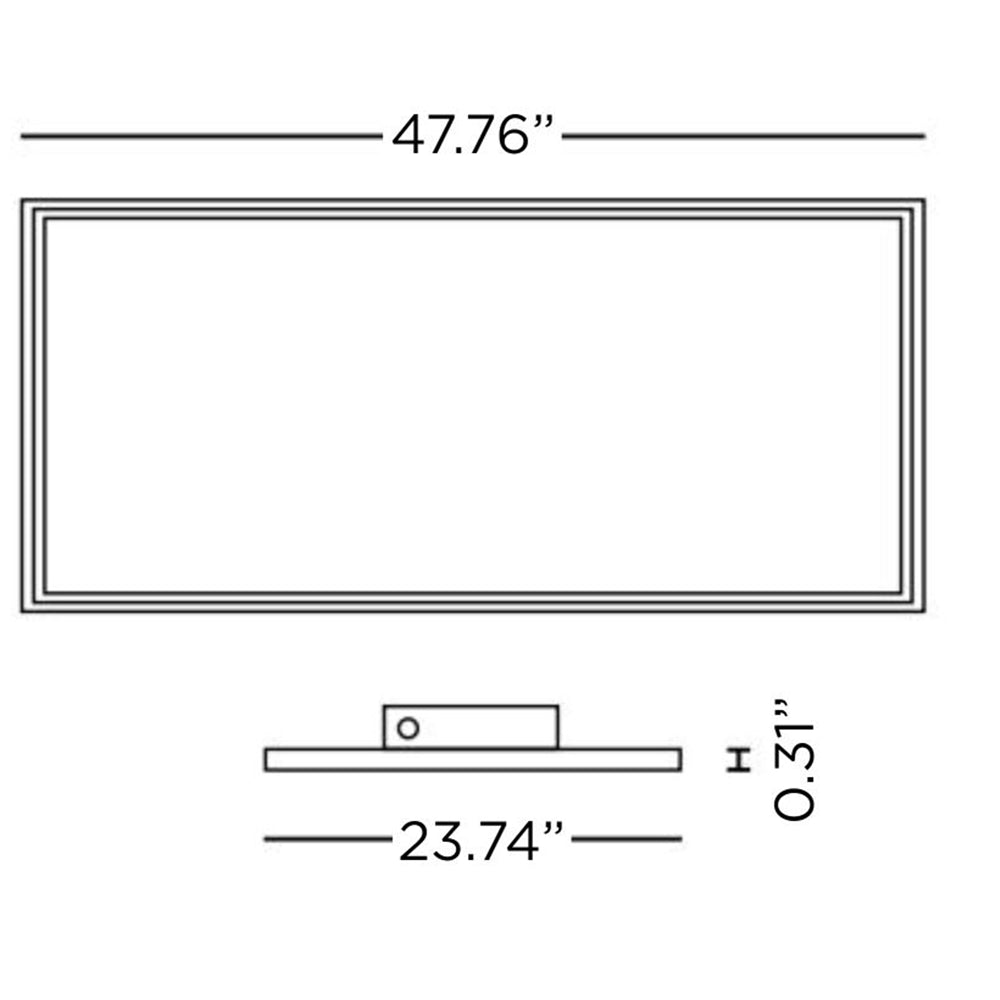LUMINANCE LED 2X4 PANEL 50W 4000K 5000LM F9434-30-ED