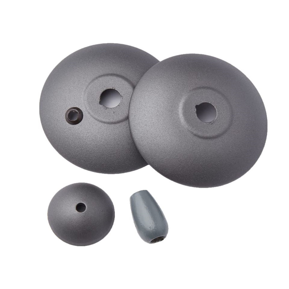 Emerson Kathy Ireland Steel Bowl Cap f/ Ceiling Fan Light Fixtures, Graphite Finish FN300GRT