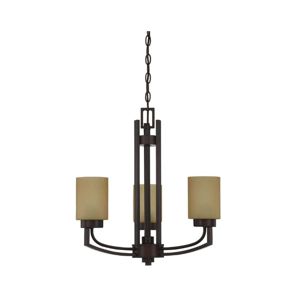 Sunset Lighting 3-Light 100W Mb Hadley Chandelier - F22104-64