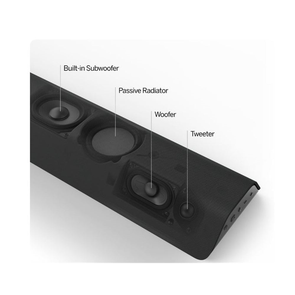 VIZIO M-Series All-in-One 2.1 Sound Bar Dolby Atmos, DTS:X & Built-in Subwoofers Black M213AD-K8