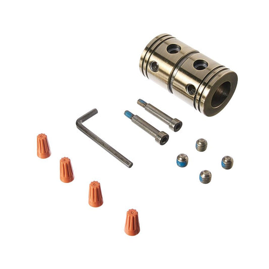 Emerson Kathy Ireland Home Downrod Coupler, Connects 2 or More Together for High Ceilings, Antique Brass Finish CFDCAB
