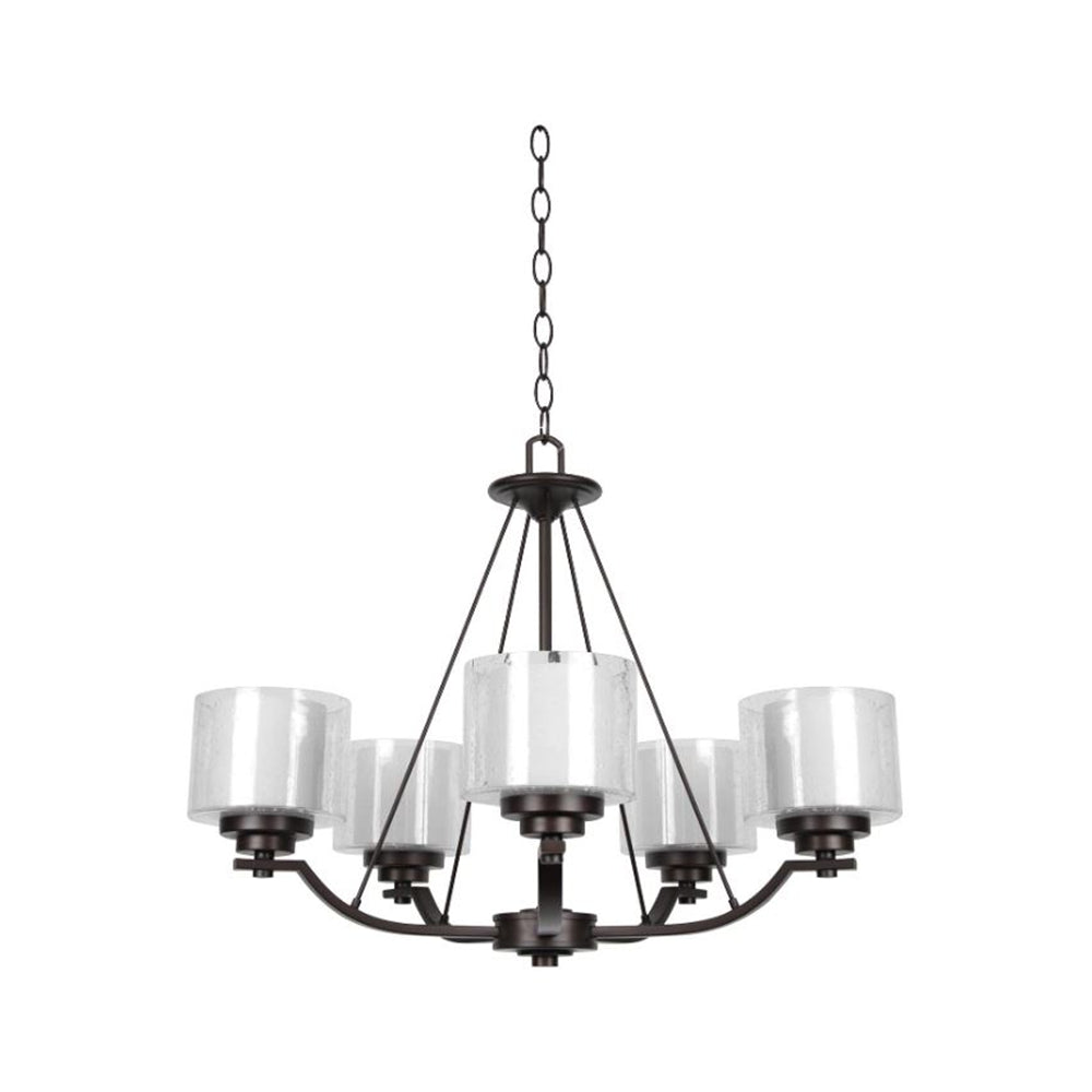 Sunset Lighting Sunset 5-Light Abbot Chandelier 100W Provincial Bronze - F17005-64