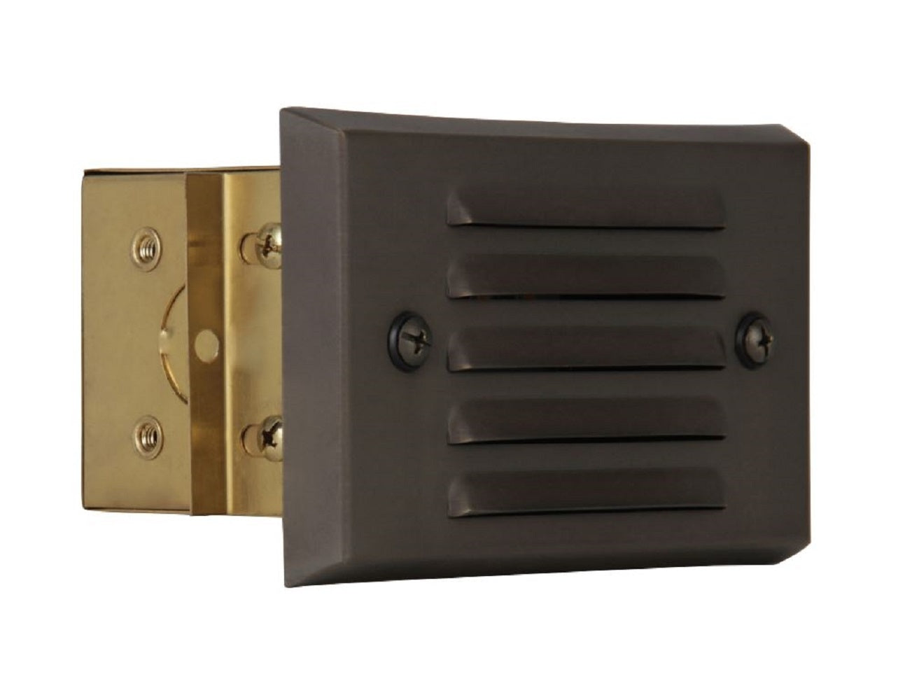 Luminance Single Louver Step Light Foundry Bronze - FG2500-77