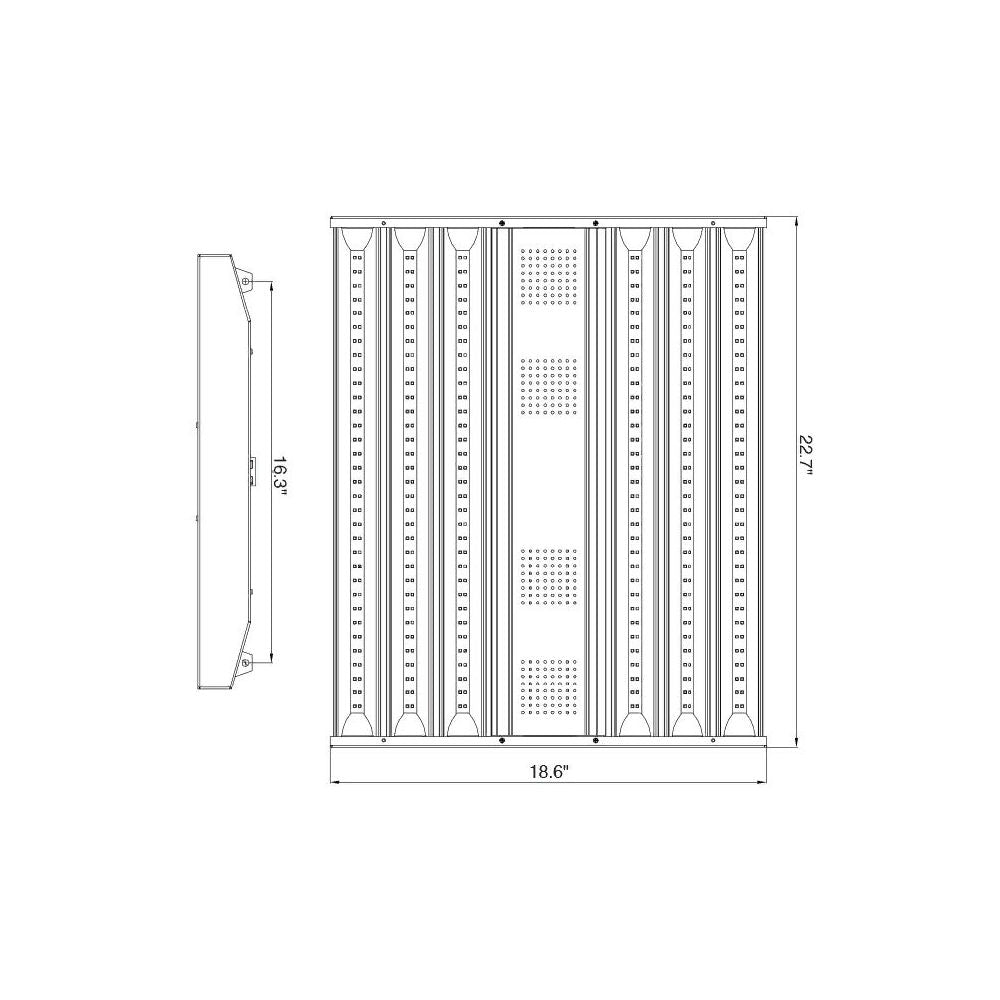 Electrix Essential 22" Linear LED Highbay 150w 19500lm HBY-5K150-L13-22