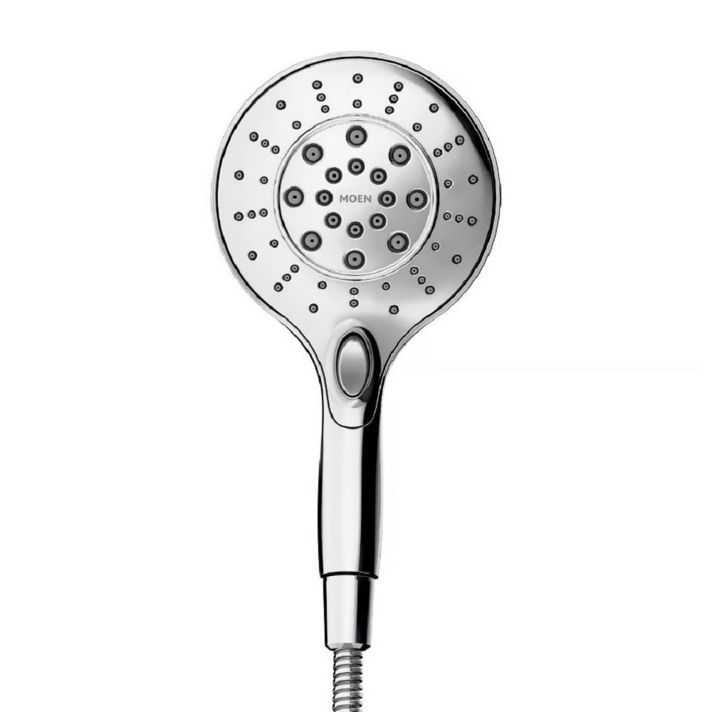 Engage Chrome Six-Function 5 1/2" Diameter Eco-Performance Spray Head Handheld Shower 26112EP