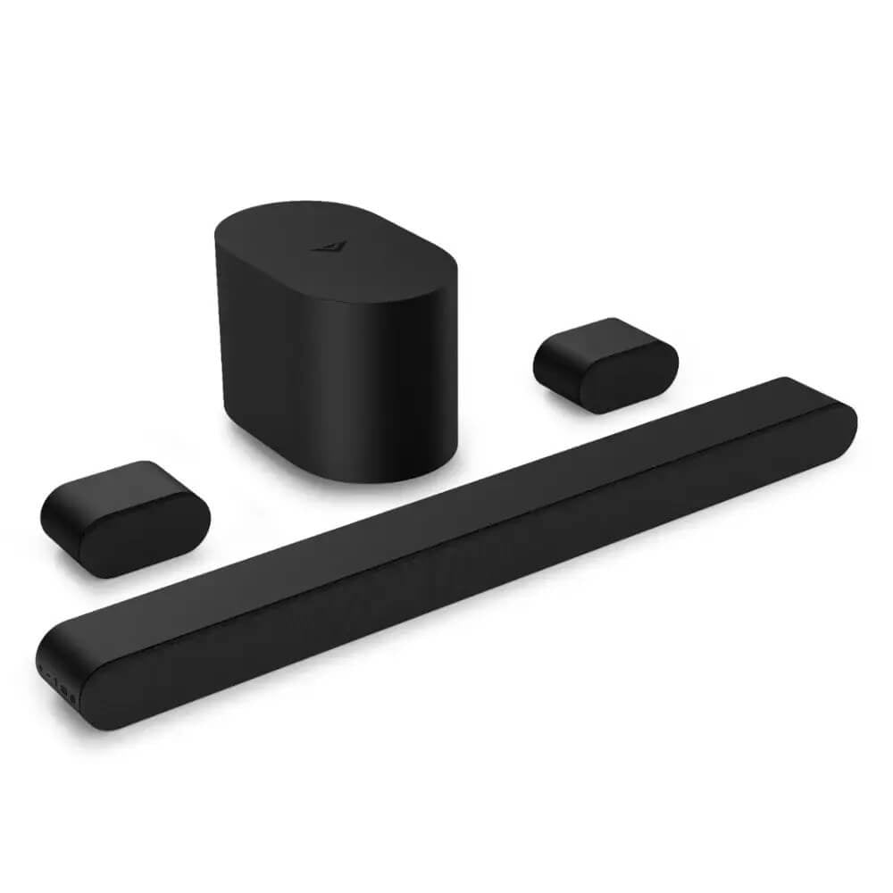 VIZIO 5.1 Soundbar w/ Subwoofer & Surround Sound w/ Dolby Atmos, DTS:X - Black SV510M