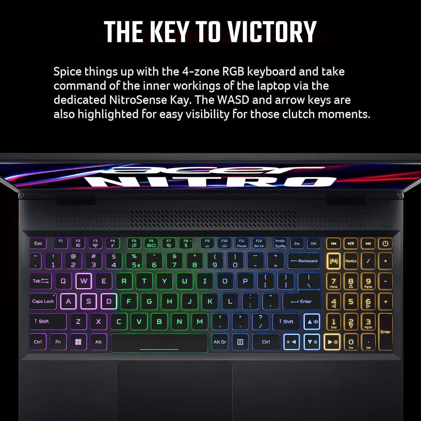 Acer Nitro 5 AN515-58-73RS 15.6" Gaming Laptop, Intel Core i7-12650H 16 GB/ 512GB SSD with NVIDIA GeForce RTX 4050 Win 11 Home NH.QLZAA.002