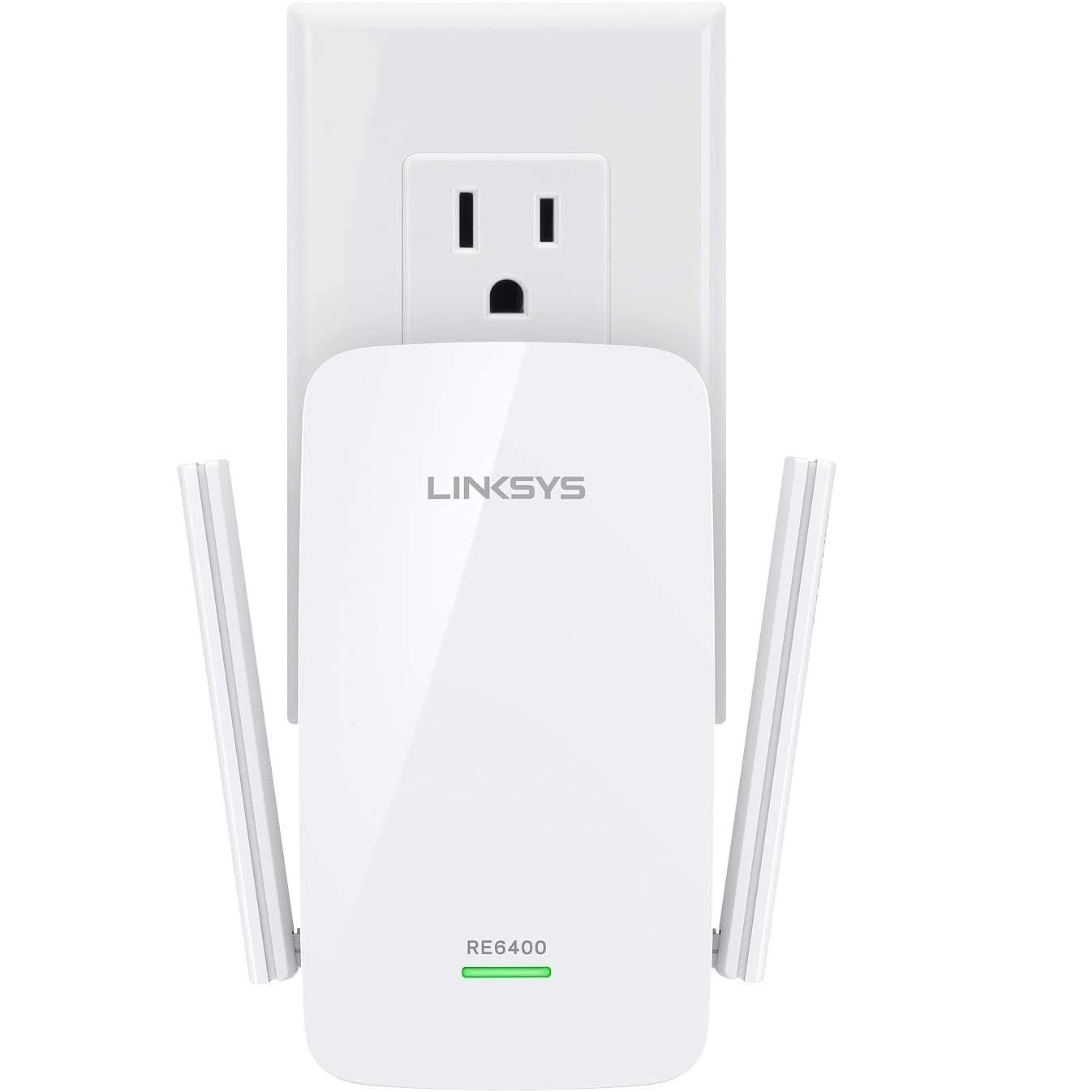 Linksys AC1200 Boost EX Dual-Band Wi-Fi Range Extender RE6400