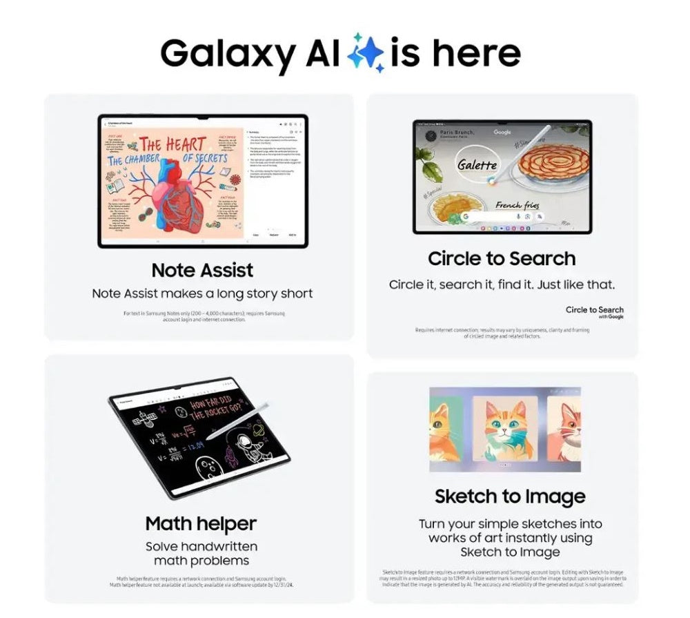 Samsung Galaxy Tab S10 Ultra 14.6" 1TB Wi-Fi with S-Pen Platinum Silver SM-X920NZSIXAR