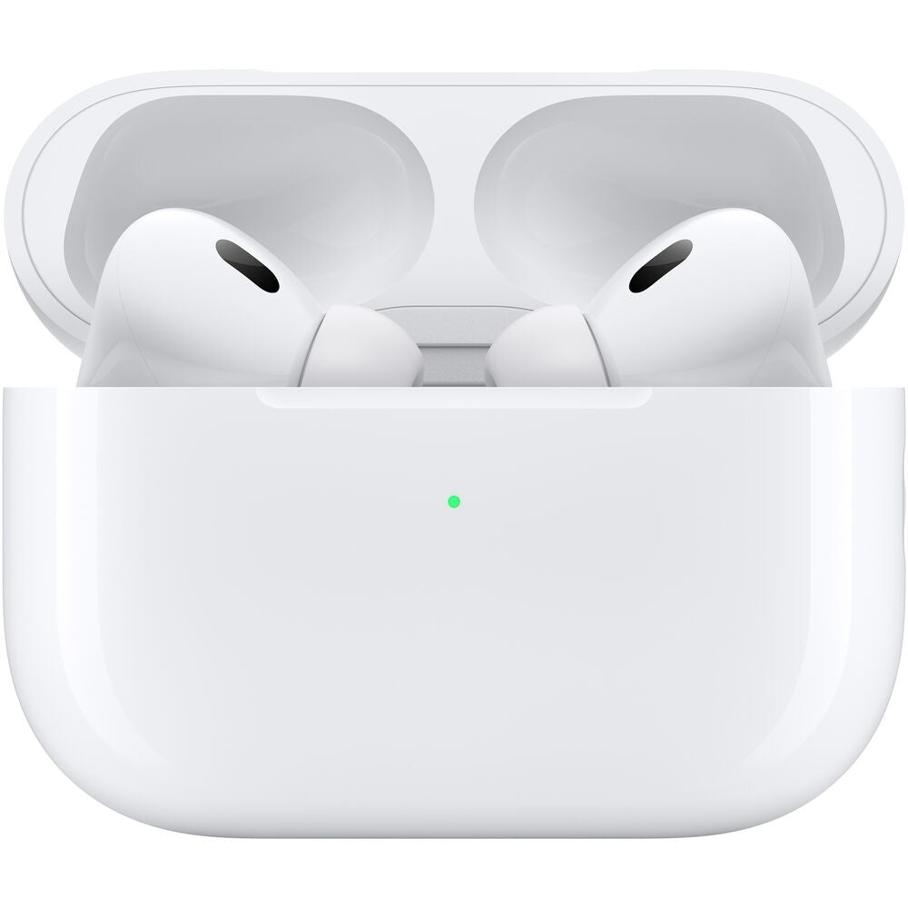 Apple AirPods Pro 2 Active Noise Cancelling Earbuds w/ Hearing Aid Feature White MTJV3LL/A