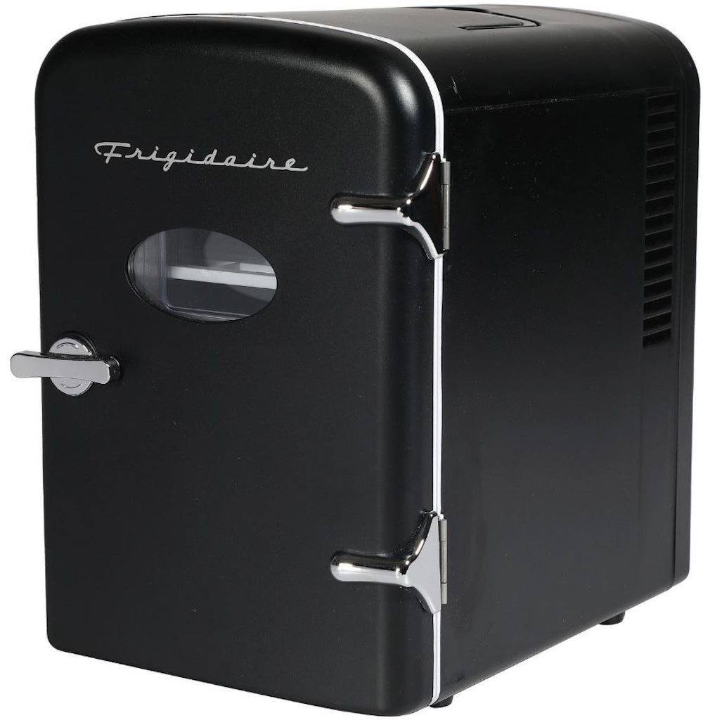 Frigidaire 6 Can/4L Mini Personal Retro Fridge Cooler EEFMIS229-BLACK