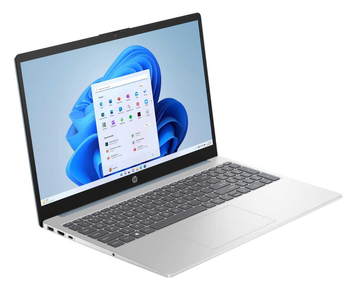 HP 15-fc0035tg Notebook AMD Athlon Silver 7120U 8GB/256GB SSD 15.6-inch HD Touchscreen Display Win 11 Home 9P0V7UAR