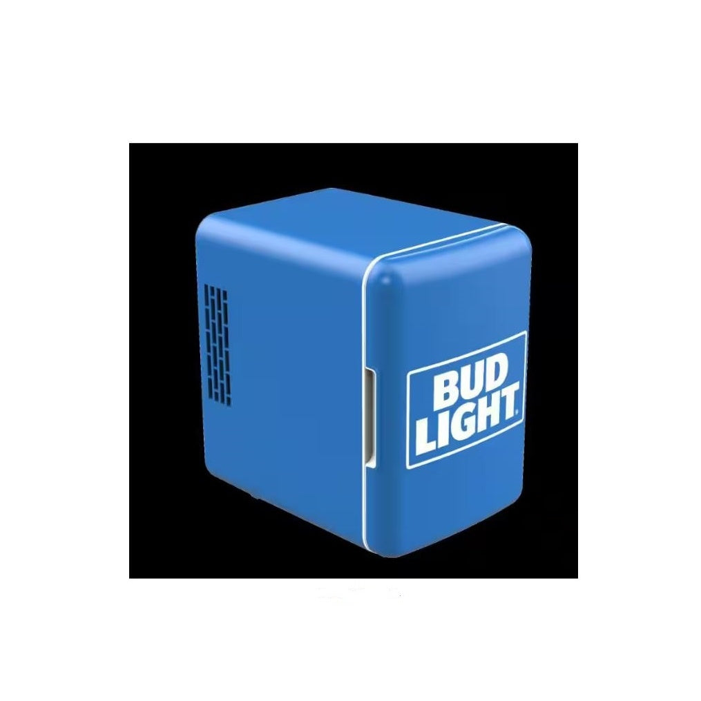 Bud Light 0.3 cu. ft. Mini Refrigerator Compact Personal Cooler, 4-Liter Capacity Chill in Blue MIS137-BULT