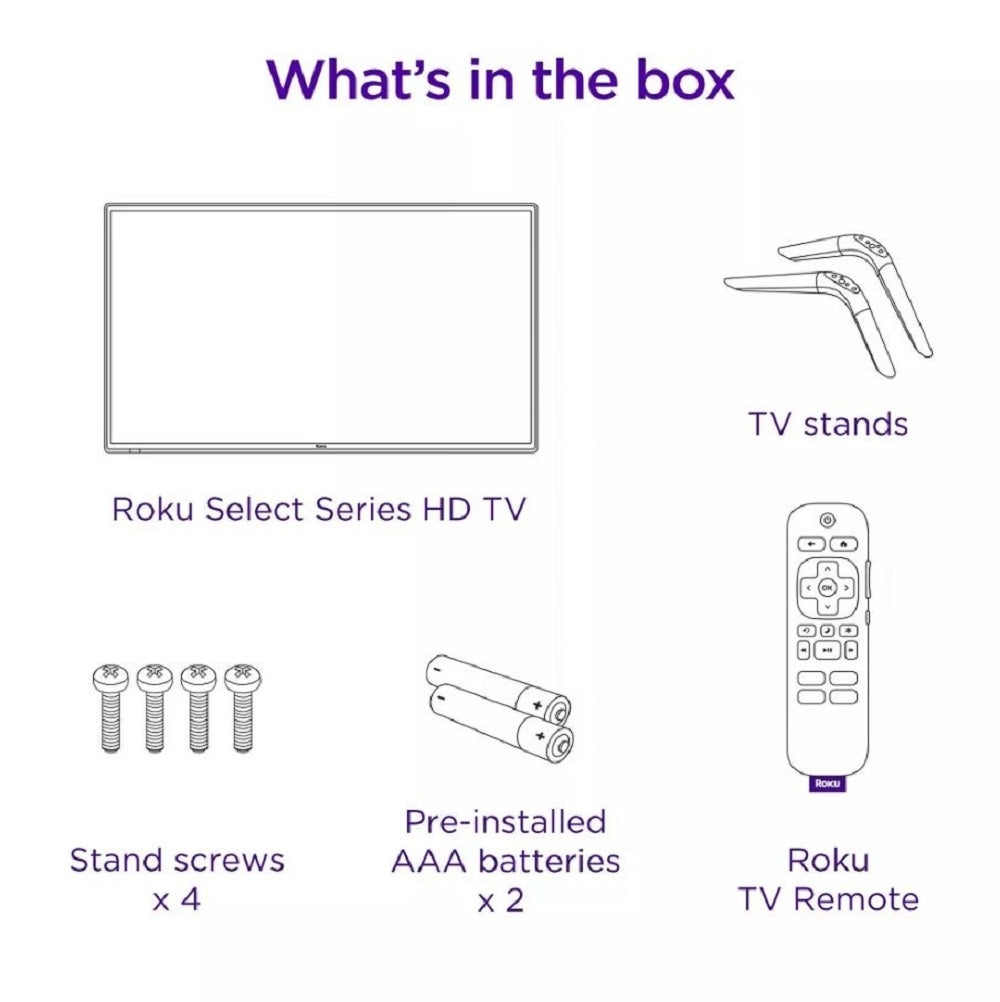Roku 32" Select Series 720p HD Smart Roku TV with Roku TV Remote - 32R2B4