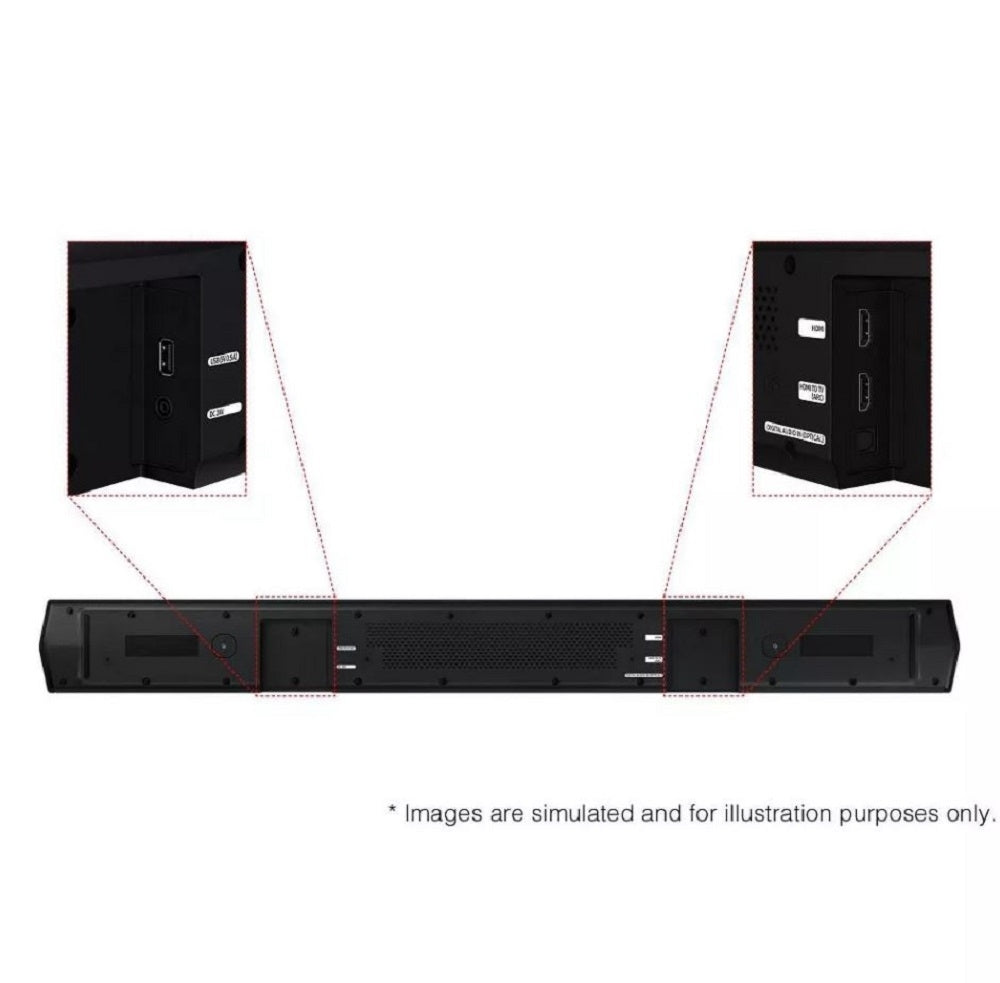 Samsung 5.1ch. Soundbar Bass Boost & Wireless Sub 220W DTS Virtual:X HW-B73MD/ZA