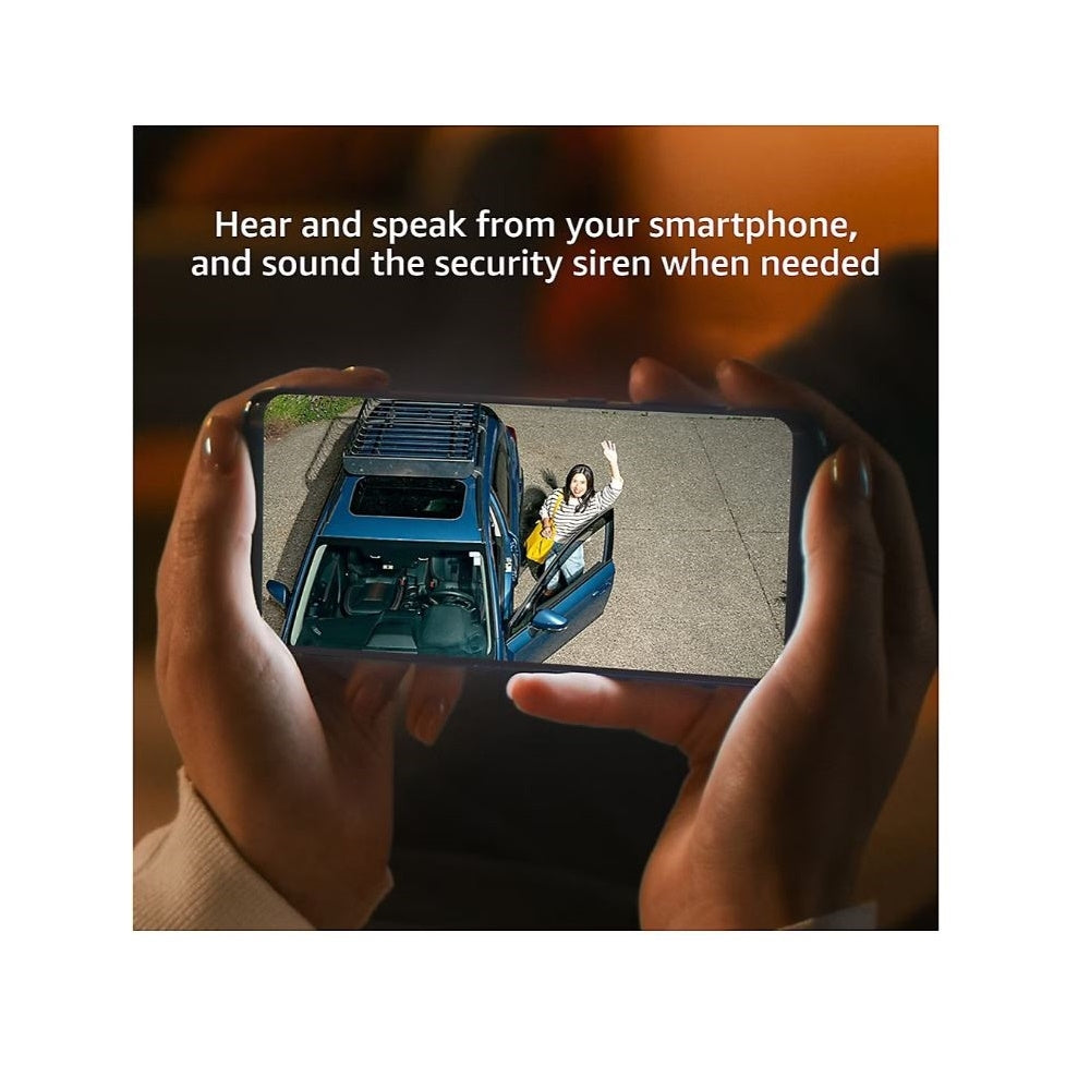 Blink 1080p Wired Floodlight Camera 2600 lumens HD live view Works w/ Alexa BFM00100UW