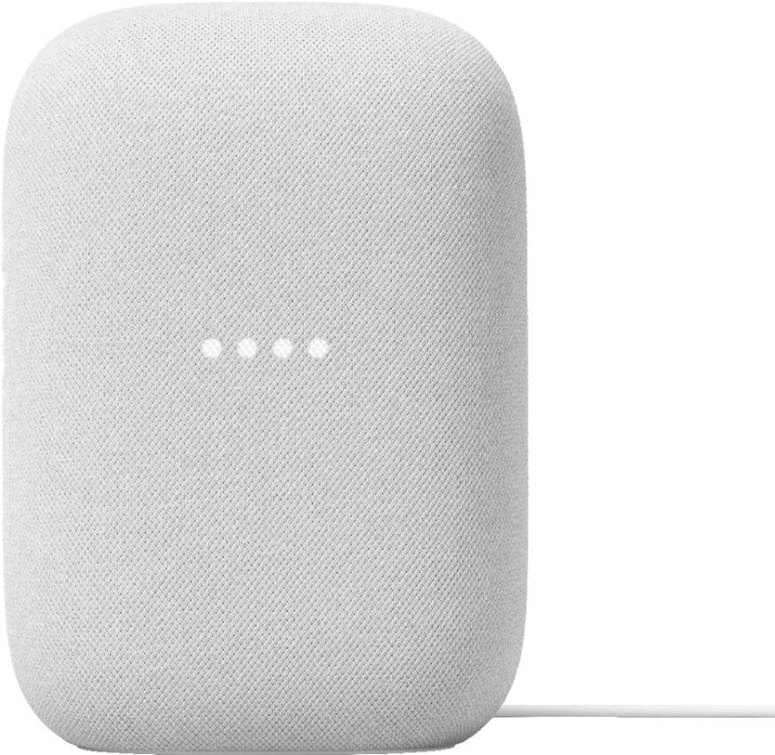 Google Nest Audio Smart Speaker Chalk Color GA01420-US - 2-pack