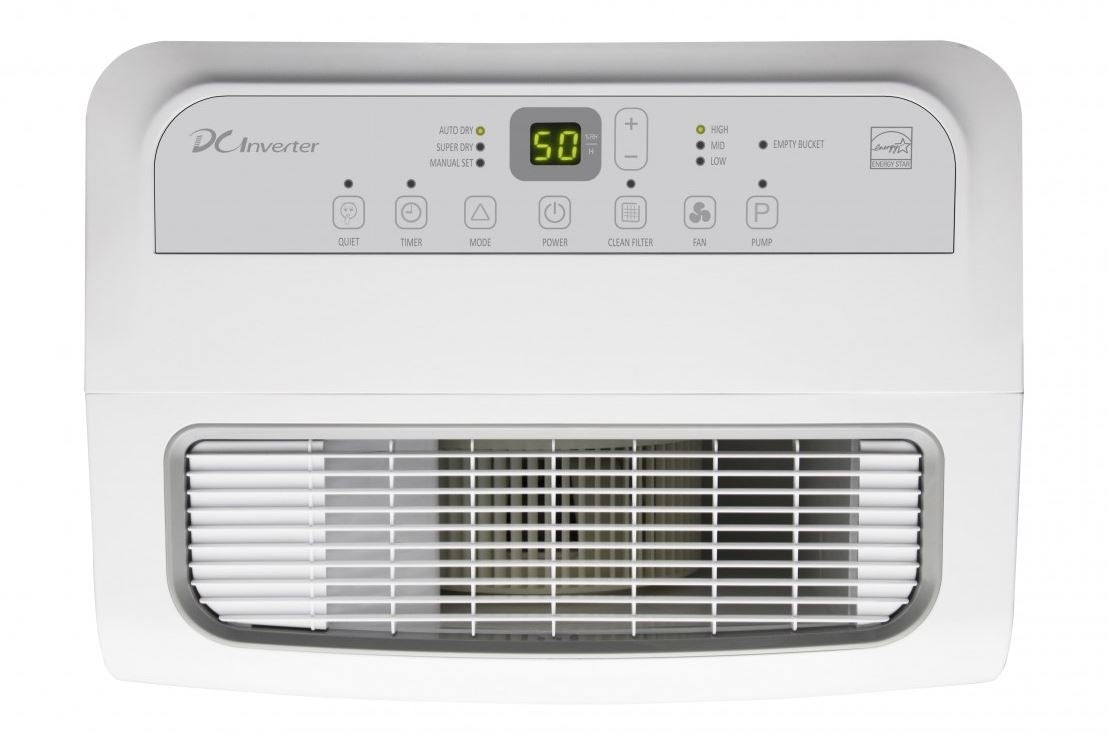 Hisense 60-Pint 3-Speed Inverter Dehumidifier w/ Built-In Pump DH10019TP1WG