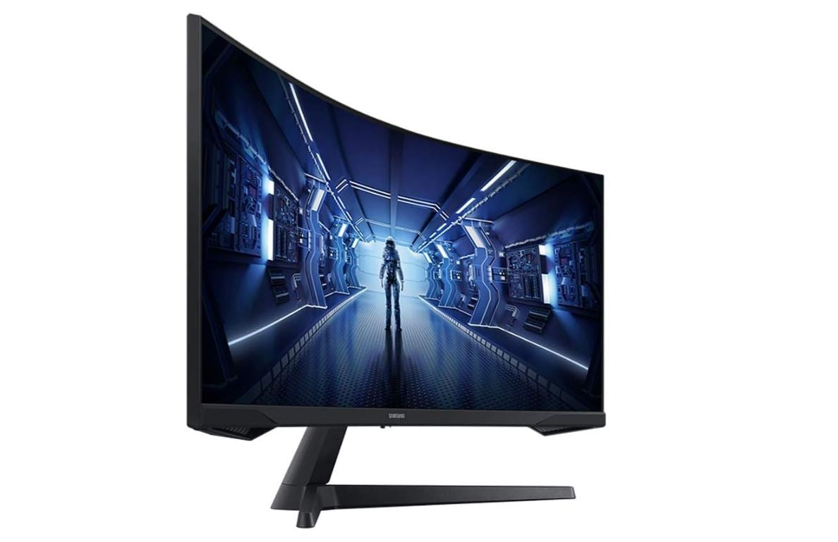 Samsung 34” Odyssey G5 1000R Curved 1ms 165Hz QHD FreeSync Prem Gaming Monitor - Black LC34G55TWWNXZA