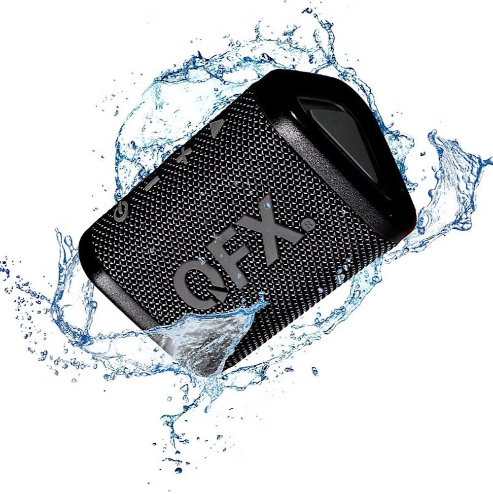 QFX BT-ZXO IPX-7 Rechargeable Waterproof Bluetooth Speaker